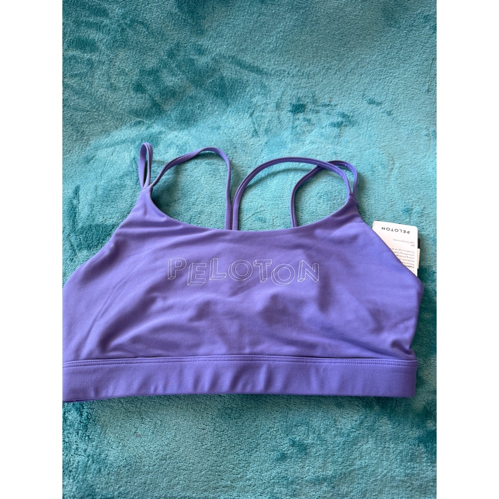Peloton Cadent Strappy Y Back Bra 301 Purple Womens Medium NWT WR00926-252012-M